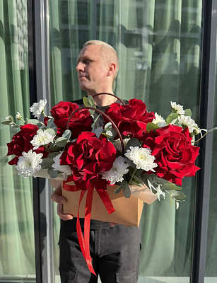 Цветочная композиция «Французский поцелуй»